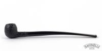 PIPA SAVINELLI CHURCHWARDEN 202 APPLE DRITTA RUSTICATA NERA P124ZM-202