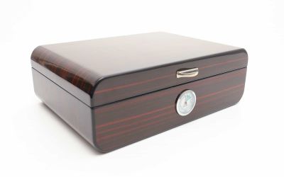 SCATOLA HUMIDOR PORTASIGARI UMIDIFICATORE SAVINELLI EBANO LACCATO S61194L