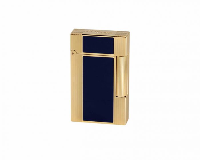 ACCENDINO S.T. DUPONT LINEA 2 WINDSOR BLU ORO GIALLO 016381