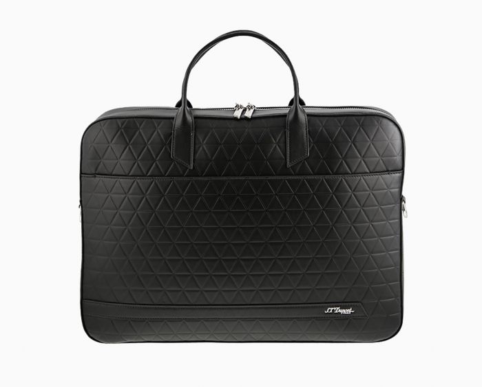 BORSA PORTADOCUMENTI S.T. DUPONT FIREHEAD PELLE NERA 160005