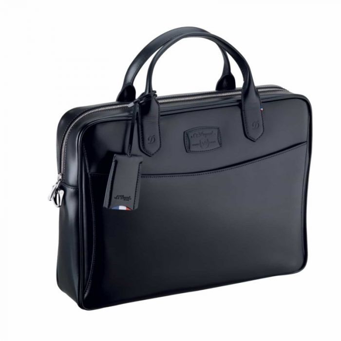 BORSA PORTADOCUMENTI S.T. DUPONT LINEA D PELLE NERA 181003SS 181003SS