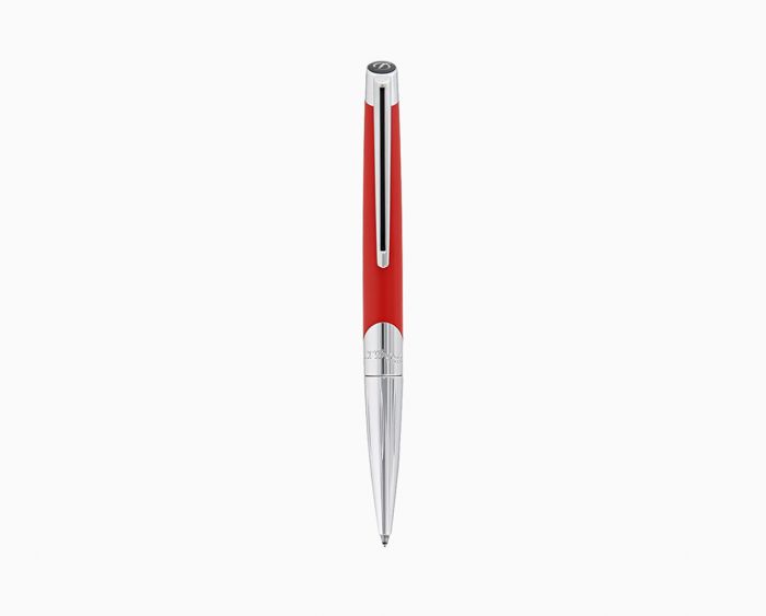 PENNA S.T. DUPONT DEFI MILLENNIUM A SFERA ROSSA OPACA/ARGENTO 405739