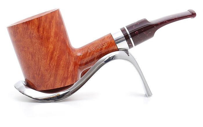 PIPA SAVINELLI BACCO 311 KS CHERRYWOOD SEMICURVA LISCIA P402LNA-311