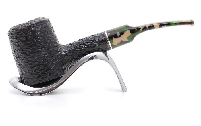 PIPA SAVINELLI CAMOUFLAGE 310 KS POKER SEMICURVA RUSTICATA P404ZNR-310