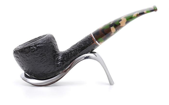 PIPA SAVINELLI CAMOUFLAGE 316 KS DUBLIN SEMICURVA RUSTICATA P404ZNR-316