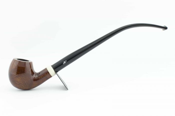 PIPA ALDO VELANI EXIMIA 2 CHURCHWARDEN LIBERA CURVA MARRONE LISCIA AVCW020 AVCW020