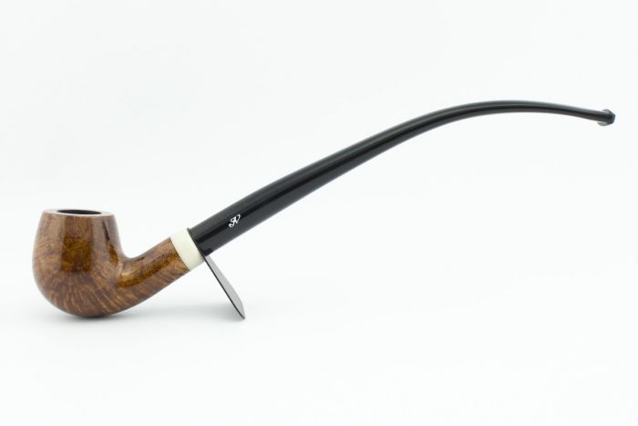 PIPA ALDO VELANI EXIMIA 2 CHURCHWARDEN LIBERA CURVA MARRONE LISCIA AVCW023 AVCW023