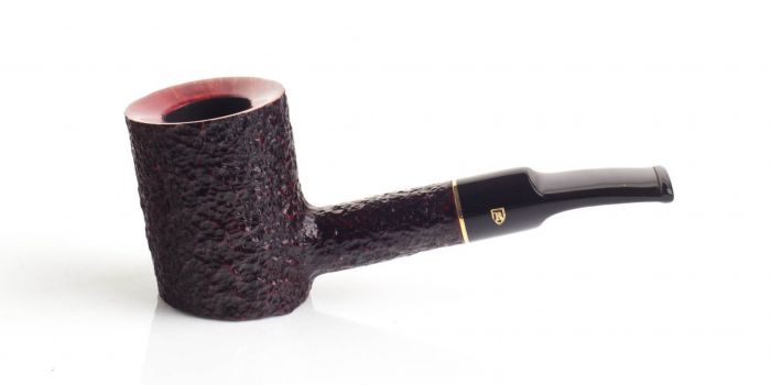 PIPA SAVINELLI ROMA 311 KS CHERRYWOOD SEMICURVA RUSTICATA BORGOGNA P104R-311