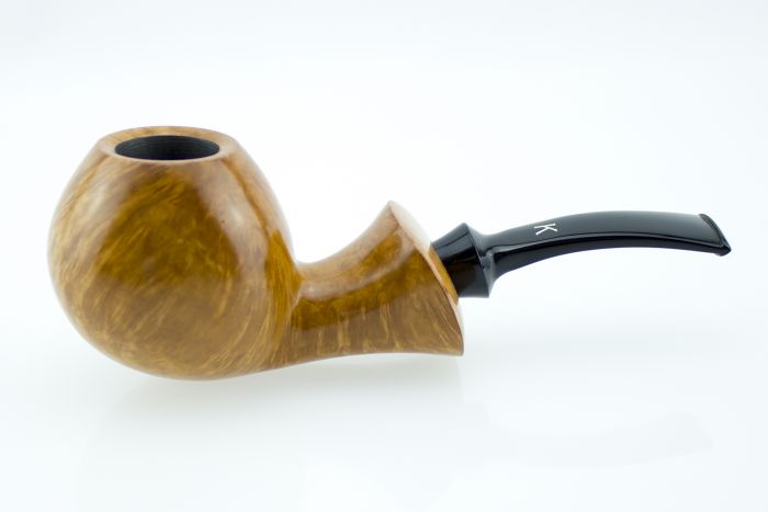 KRISTIANSEN LL HALF-BENT BLOWFISH SMOOTH LIGHT BROWN PIPE PKAL19-LL001