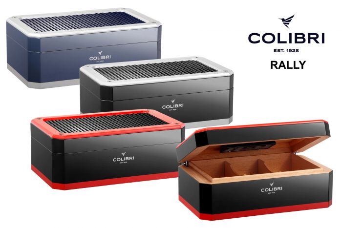 UMIDIFICATORE HUMIDOR DA TAVOLO COLIBRI RALLY PER 125 SIGARI QZ360T