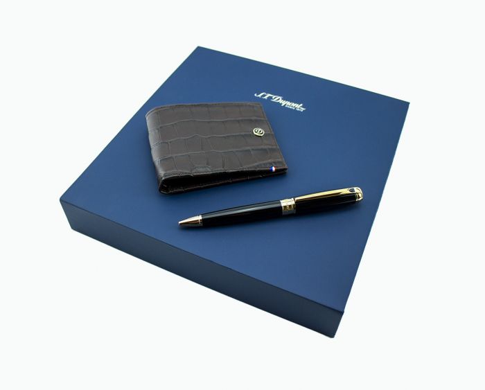 GIFT SET S.T. DUPONT PENNA LINEA D + PORTAFOGLIO OFFERTA SPECIALE 187101