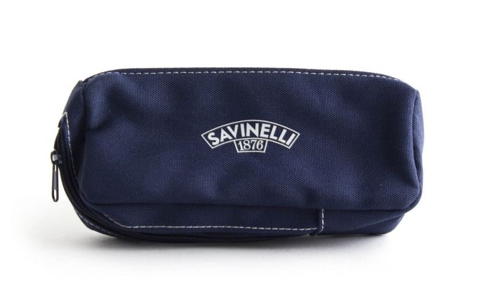 ASTUCCIO PIPA E TABACCO SAVINELLI IN STOFFA BLU T427-BLUE-SC