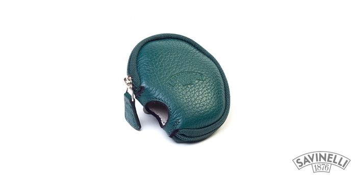 COPRI FORNELLO PIPA SAVINELLI IN PELLE VERDE T668-V