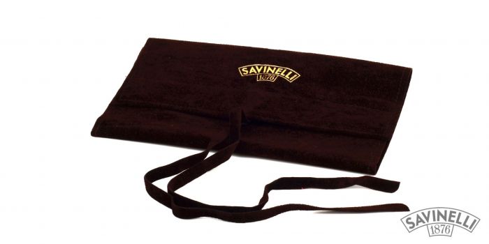 SACCHETTO PORTA PIPA SAVINELLI IN VELLUTO MARRONE T669-M