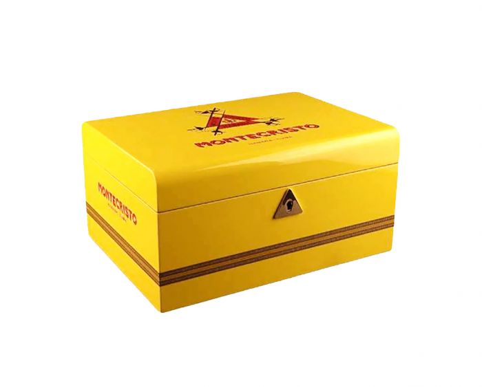 SCATOLA HUMIDOR UMIDIFICATORE PER 50 SIGARI  HABANOS MONTECRISTO ACCH17