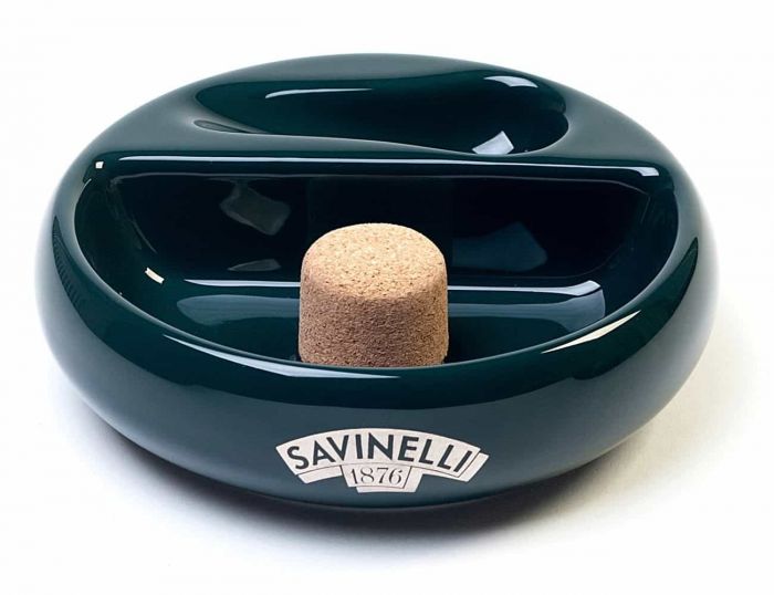 POSACENERE POSA PIPA BATTI PIPA SAVINELLI VERDE IN CERAMICA W1007-VERDE