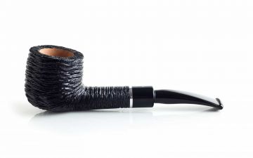 PIPA SAVINELLI OTELLO 121 KS POT SEMICURVA RUSTICATA NERA P352ZNR-121