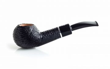 PIPA SAVINELLI OTELLO 321 AUTHOR SEMICURVA RUSTICATA NERA P352ZNR-321