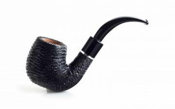 PIPA SAVINELLI OTELLO 614 BILLIARD CURVA RUSTICATA NERA P352ZNR-614