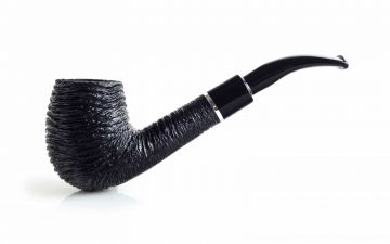 PIPA SAVINELLI OTELLO 670 KS EGG CURVA RUSTICATA NERA P352ZNR-670